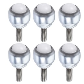 uxcell Ball Transfer Bearing Unit 12mm 17Lbs Nylon Bolt-Fixing Type for Transmission Pack of 6