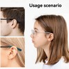 Lyqaq 8PCS Anti-Slip Eyeglass Ear Cushions - Soft Cotton Temple