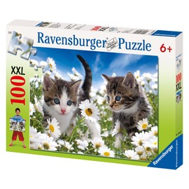 Ravensburger Kitty and Daisies XXL Jigsaw Puzzle (100 Pieces)