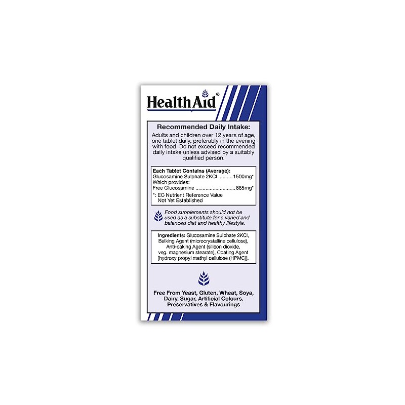 HealthAid Glucosamine Sulphate 2KCl 1500mg - 90 Tablets