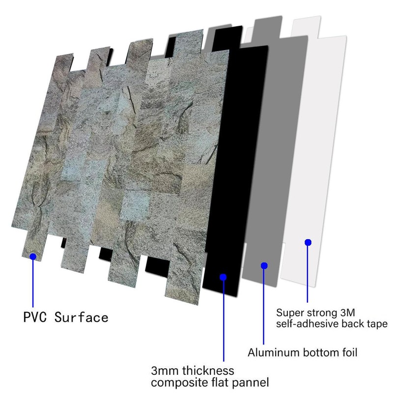 weimeisc 10 Sheets Peel and Stick Backsplash Tile for Kitchen,