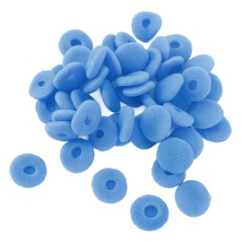 Compatible Diameter 15mm, 50Pcs Soft Foam Earbud Headphone Ear Pads Replacement Sponge Covers Tips, Sponge Cushions Pad Protector for MP3 MP4 Tablets Earphones