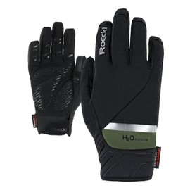 Roeckl Ranten 2 Winter Cycling Gloves Long Black/Green 2025: Size: 8