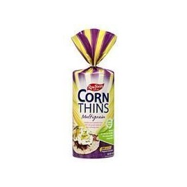 Real Foods Organic Corn Thins, Multigrain Flavor, Gluten Free, 5.3-Ounce Bag (Pack of 12)
