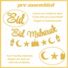 Eid Mubarak Banner - Happy Eid Party Decor, Moon and