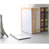 1 Pair Heavy Duty Metal Bookends for Office (White)