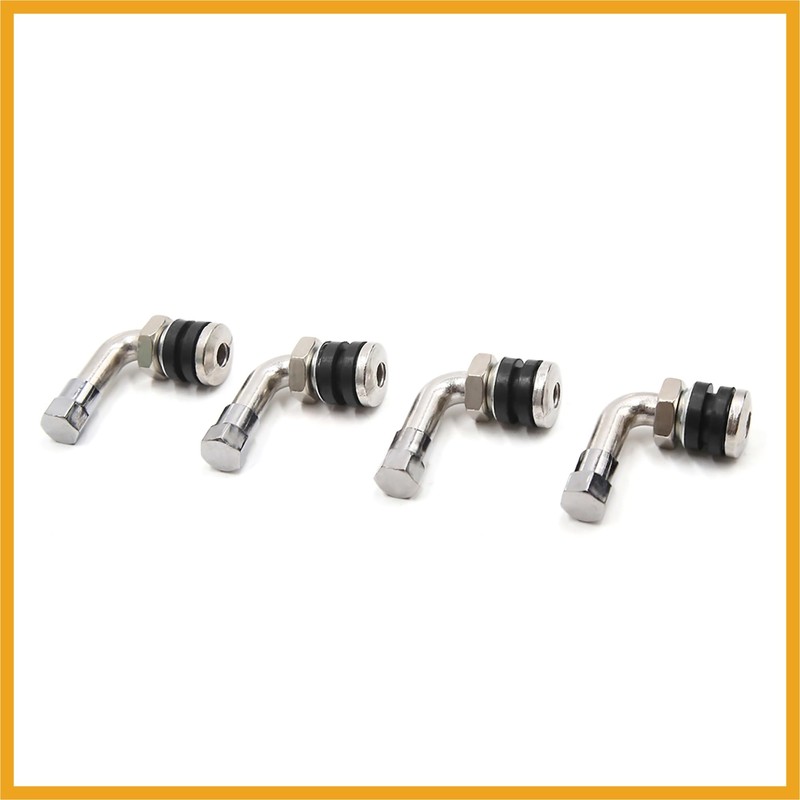 Partuto 4 Pcs 110 Degree Angle Anti-Leakage Tubeless Tire Valve