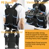 Backpack Carrying Straps System for Carry-on Hard Shell Case Suitcase