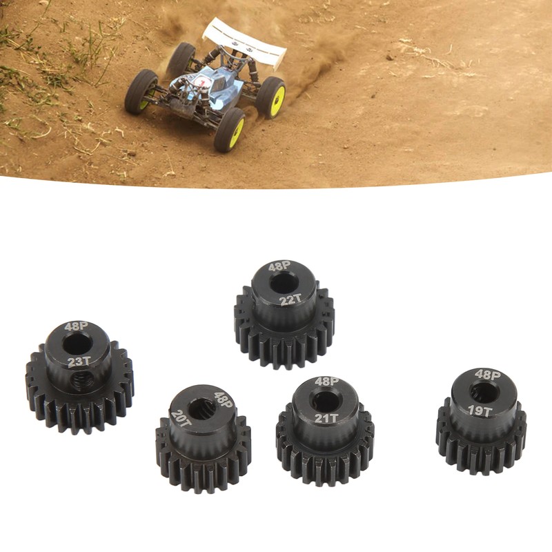 48DP 3.175mm RC Car Motor Gear 19T 20T 21T 22T