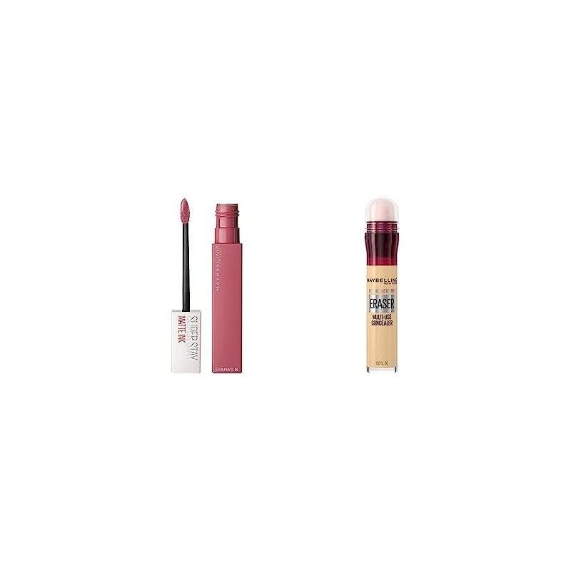 Maybelline Labial Liquido Matte Larga Duracion Superstay, Matte Ink 15