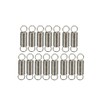 sourcing map Extended Tension Spring Wire Diameter 0.016", OD 0.16",