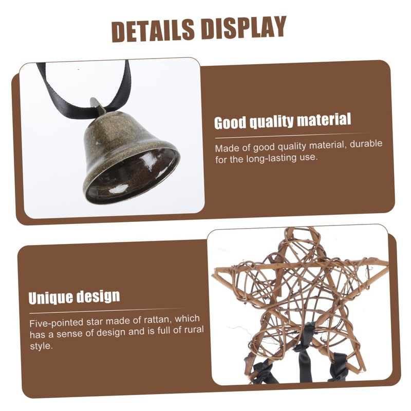 Ipetboom 1Pc Decorative Bell Pendant Unique Witchcraft Hanging Bell for