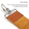 Jaasuee Straight Razor Strop, Leather Sharpening Strap for Barber Use