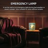 MJ PREMIER Cordless Table Lamp Timer, Big 7'' Battery Operated