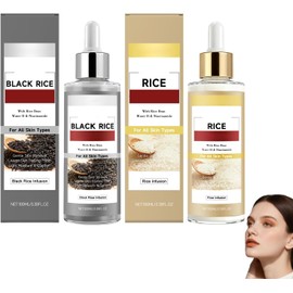 Peel Shot Glow Rice Arroz Blanco+Arroz Negro Exfoliante Suave Para Rostro Y Cuerpo Elimina Las Células Muertas Minimiza Los Poros E Hidrata En Profundidad Elimina Los Puntos Negros