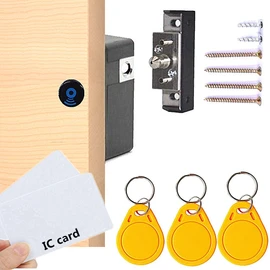 NFC Supported RFID DIY Hidden Cabinet Locker & Drawer Lock - Punch-Free Electronic Sensor Lock