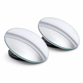 Round Blind Spot Mirrors for Cars – 360° Adjustable Wide-Angle Convex View for Parking and Lane Checks