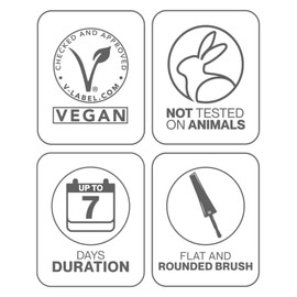 MASGLO Tradicional - Esmalte de uñas fórmula libre de 13, hasta 7 días de uso, alta cobertura y acabado brillante, vegano - (0.5 onzas)