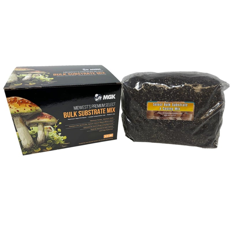 Myco Labs Premium Bulk Mushroom Substrate Mix | Fully Pastuerized