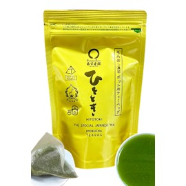 Haruyoshi Tea Garden Shizuoka Tea Kakegawa Tea Kikugawa Tea Cold Brew Green Tea 【 "Hitotoki" No-String Tea Bags 5g×20P / Shizuoka Kakegawa Kikugawa Yabukita Variety 】 Green Tea Cold Brew Caffeine-Free