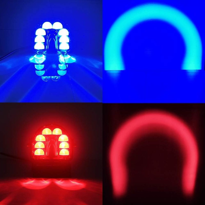 [2 Pack] Fuguang LED Forklift Lights Blue Arc Forklift Safety
