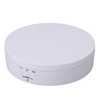 Motorized Rotating Display Stand White USB Charging Round 3 Speeds