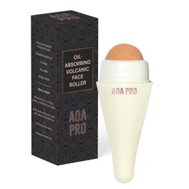 AOA Studio Face Roller for Oil-Absorbing Volcanic Face Roller Reusable Facial Skincare Tool Face Massage (White)