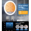 Gospire Upgraded Heated Shower Mirror Fogless for Shaving, 5000mAh Battery