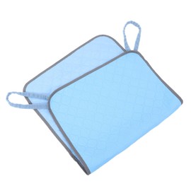 TOVINANNA Wheelchair Cushion for Seniors Non-Slip Incontinence Seat Protector Absorbent and Washable Chair Mat for Elderly Care Sky Blue