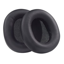 RP-HTX80B Earpads Replacement Ear Cushion Protein Leather Memory Foam Ear Pads Compatible with Panasonic Retro RP-HTX80B Wireless Headphones (Black)