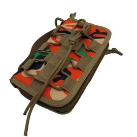 PRISM PIONT Outdoor Tactical Wallet Handbags, Camping toolbags, Men's and Female Sports Camouflage Wallets, and Casual Bags. (orenge Camouflage)