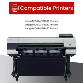 PFI707 PFI-707 Cyan Pigment Ink Tank 700ml Replacement for Canon PFI-707C 9822B001 Ink Cartridge Work with imagePROGRAF iPF830 iPF840 iPF850 CAD Plotters Printers, 1 Pack PFI707C Ink Cartridge