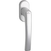 Roto Window Handle Line Natural Silver with Screws Square 7