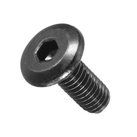 METALLIXITY Flat Head Hex Socket Cap Screws Bolts(M5-0.8x12) 30Pcs, Steel Hex Socket Furniture Bolts Screws - for Furniture Woodworking Project, Black