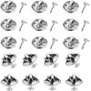 50 Pcs Pin Badge Backs - Butterfly Clutch Metal Pin Backs with