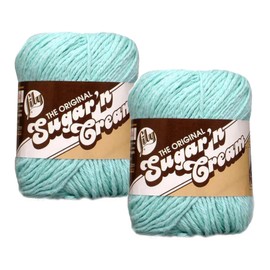 Bulk Buy: Lily Sugar 'n Cream 100% Cotton Yarn (2-Pack) ((Robins Egg #1215)