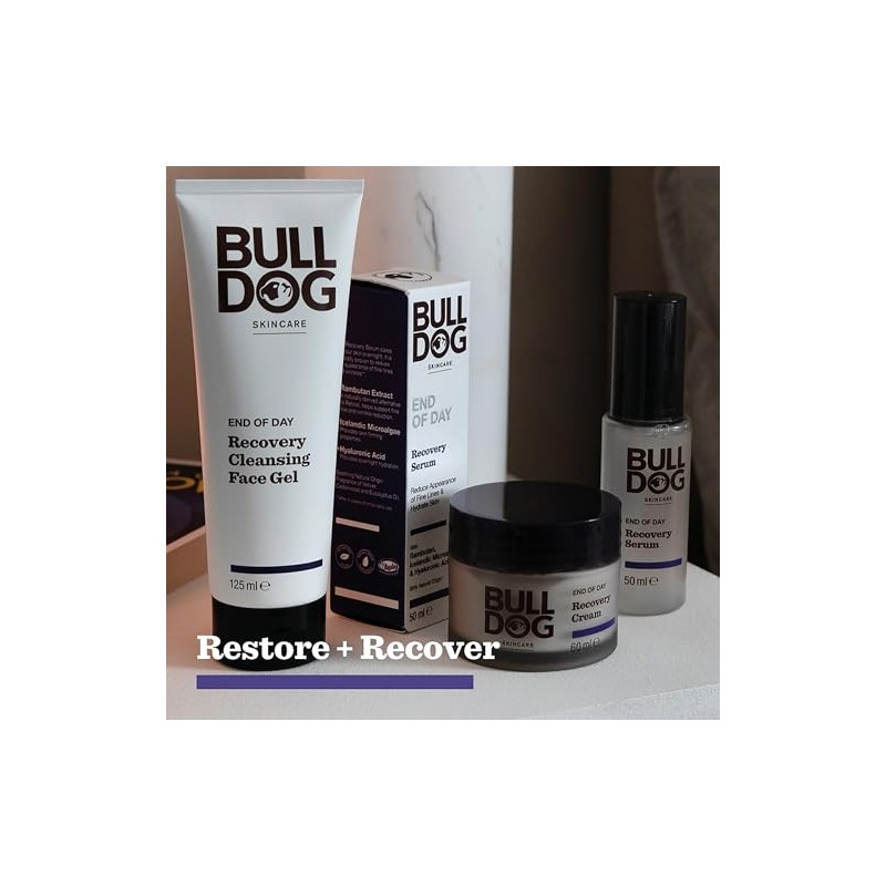 BULLDOG SKINCARE End of Day Recovery Face Cream for Men,