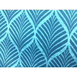 Berkshire Blue Leaf Outdoor Fabric Berkshire Fenbrook Blue Cove By the Yard