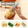 2-Pack Ceramic Y-Peeler Set - Sharp Rust-Proof Vegetable & Fruit