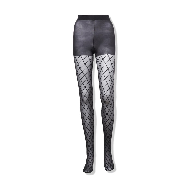 L'eggs Women's Diamond Tight, Black, Large
