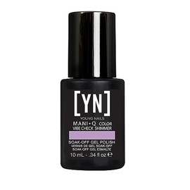 Young Nails Mani-Q Color Gel Polish - Soft Gel Nail Polish for Natural Nails, Nail Enhancements, Builder Gel, Fast Curing LED/UV Soak-Off Gel, Use w/Gel Base & Top Coat, 1/3 oz, Vibe Check
