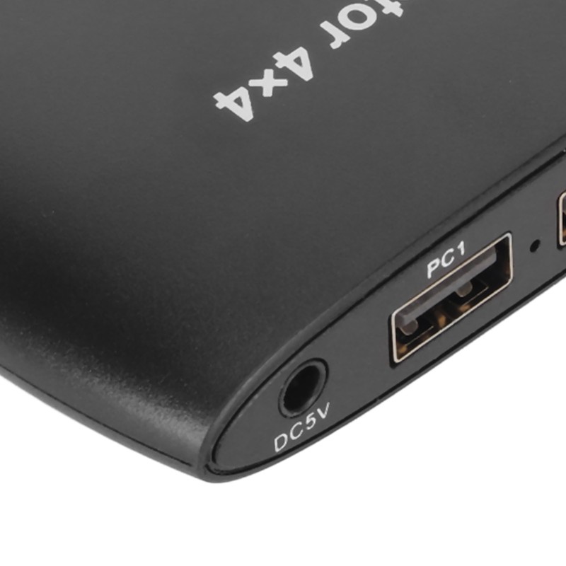 4 Port USB 2.0 Switch Selector 4 Computers Sharing 4