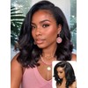 UNICE Light Yaki Loose Wave Bob Wig human Hair Bye