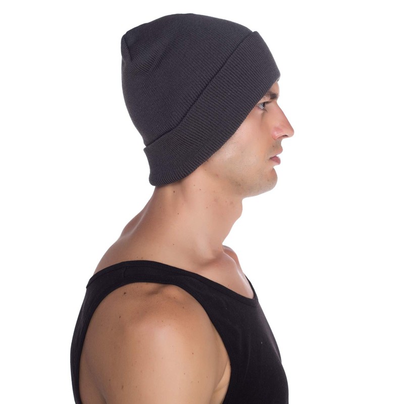 parte superior Level Beanie Gorra unisex con puño de calavera,