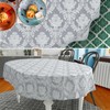 Fabric Tablecloth, Textile Table Linen, Cotton Polyester, Washable, Plain Ornamental