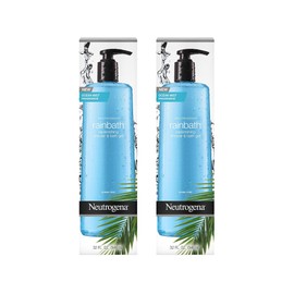 Neutrogena Rainbath Replenishing and Cleansing Shower and Bath Gel, Moisturizing Body Wash and Shaving Gel with Clean Rinsing Lather, Ocean Mist Scent, 32 fl. oz (Pack of 2)