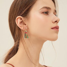 Pack of 50 Mini Handmade Cotton Tassel Pendants - Colourful Tassel Tassels for DIY Jewellery and Craft Projects - Versatile Use