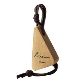 カーメイト LUNO ルーノ 天然ウッド使用 車用 消臭芳香剤 吊り下げ型 ハンギングウッド 【ジャスミン&ペア―の香り】 H612