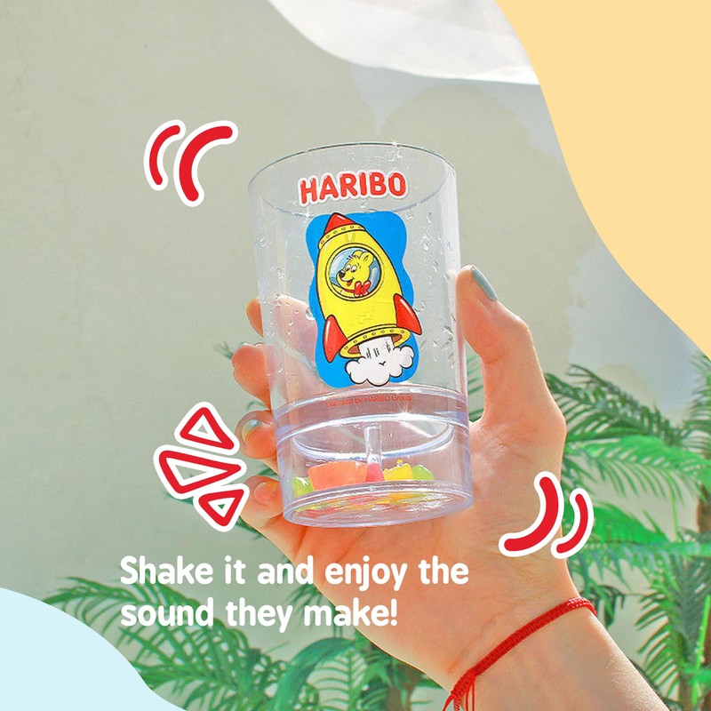 DO'HOME HARIBO Goldbear Cup - Funny Cup with Goldbear Charms