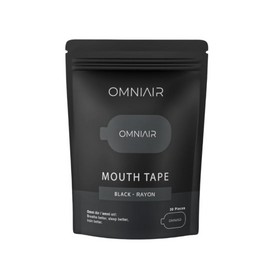 Omniair Zwarte Mondtape